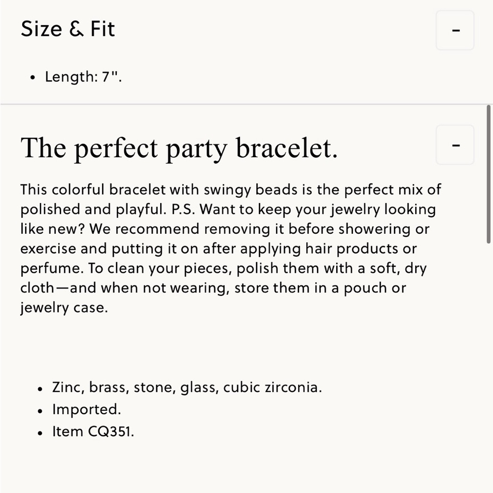 J. Crew Pink Crystal Cluster Bracelet - Picture 4 of 5